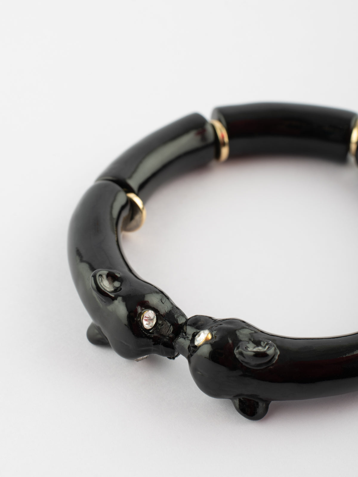 Bracelet bisou panthère noire