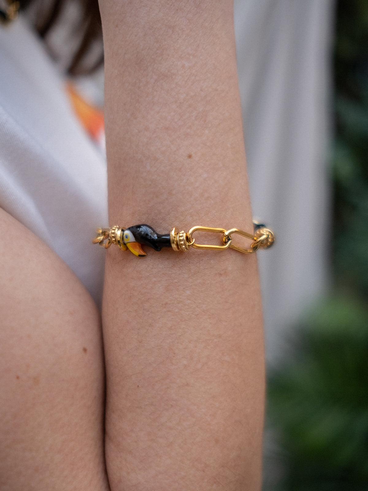 Bracelet chaîne toucan