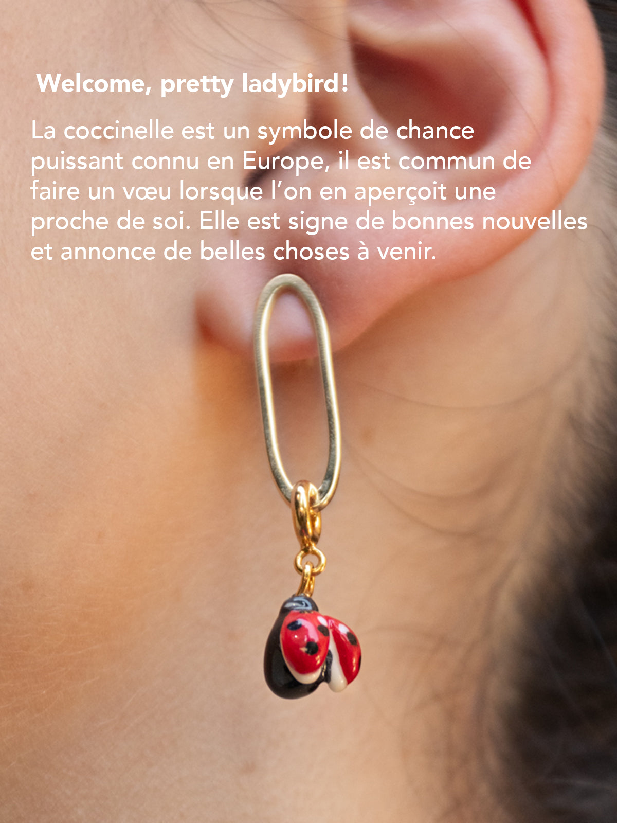 Bracelet coccinelle - Lucky you