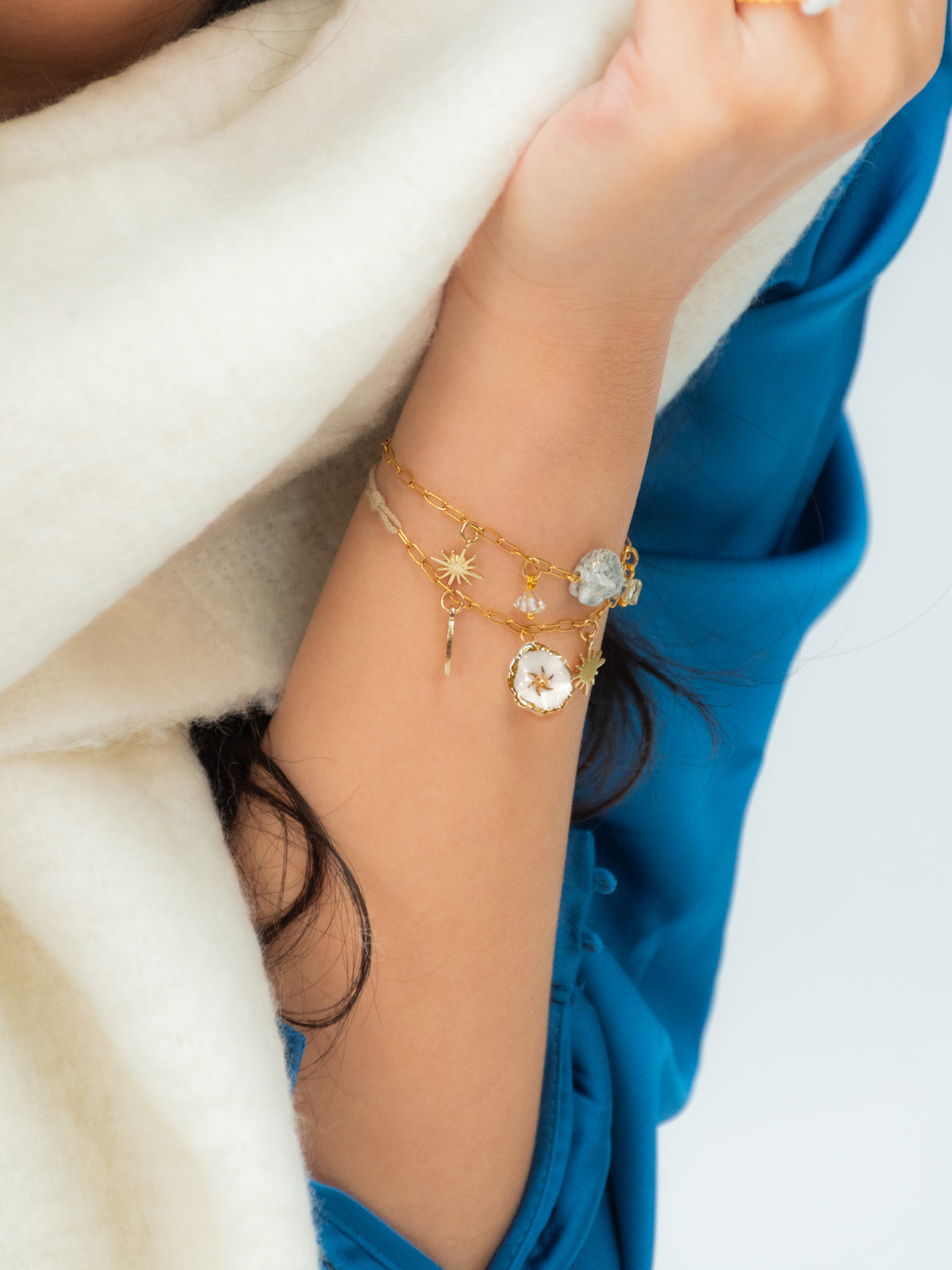 Bracelet fleur des neiges - Arctique