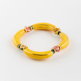 Bracelet fruits & perles bananes jaunes