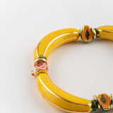 Bracelet fruits & perles bananes jaunes