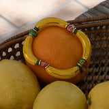 Bracelet fruits & perles bananes jaunes