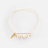 Bracelet LOVE - Des mots d'amour