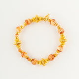 Marbled terracotta bracelet