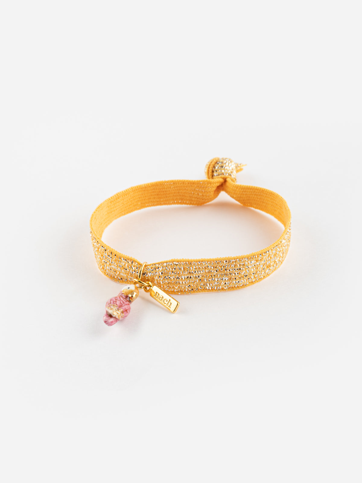 Bracelet twistband cacatoès rose