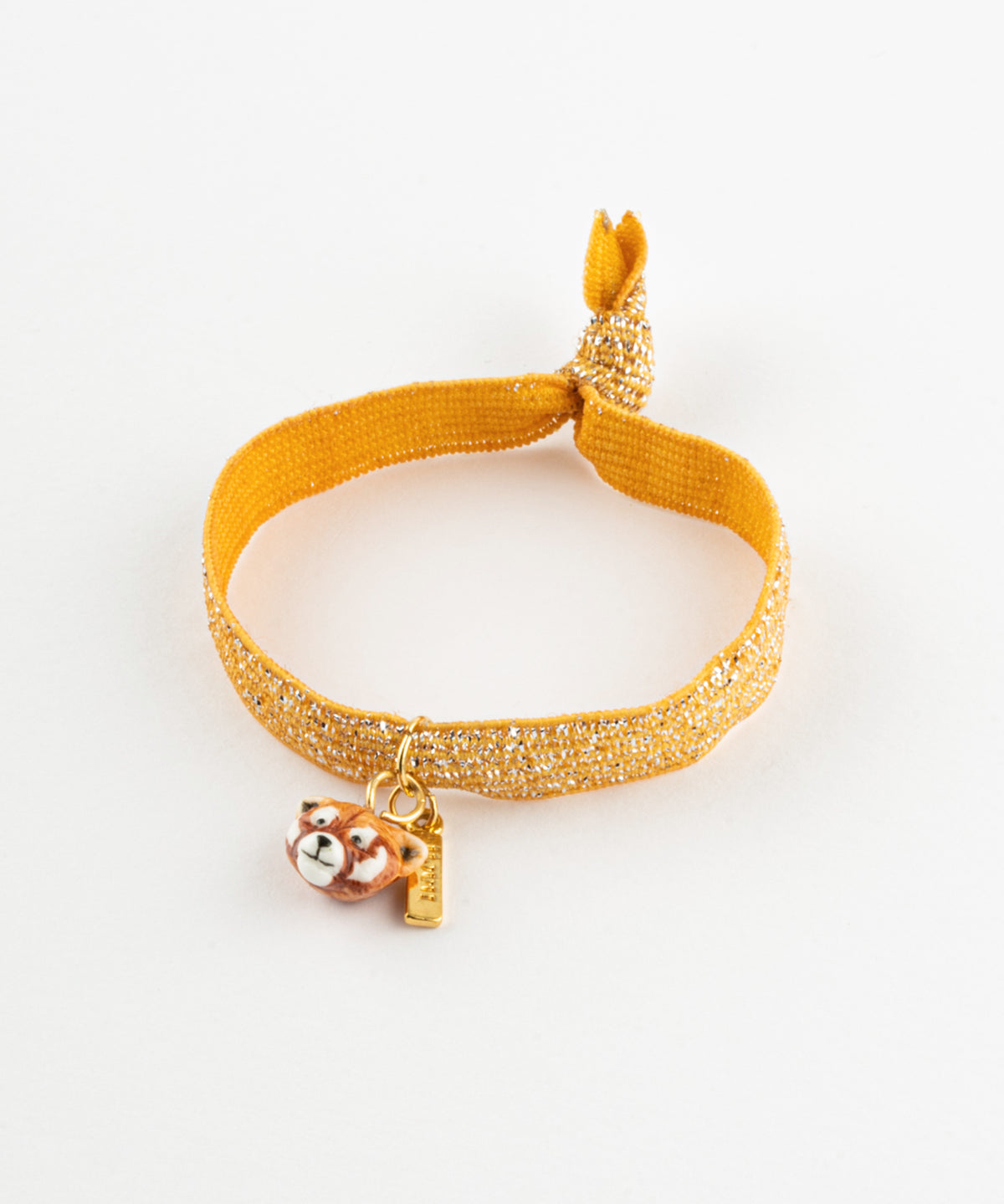 Bracelet twistband panda roux