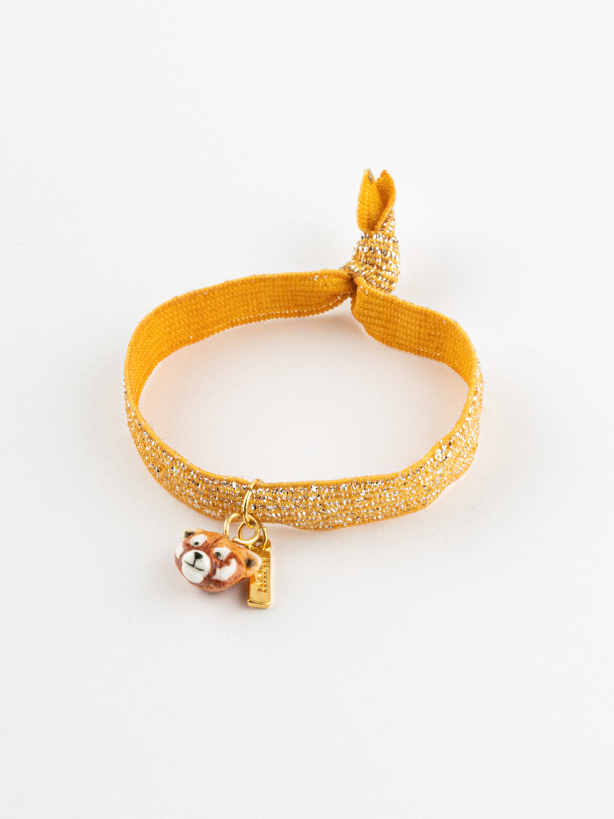 Bracelet twistband panda roux