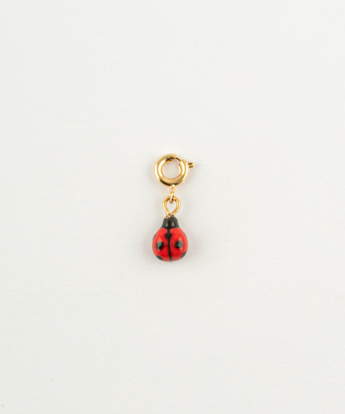 Charm's animal coccinelle porcelain peint à la main