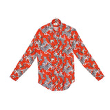 Chemise lin - Red Crazy Dance