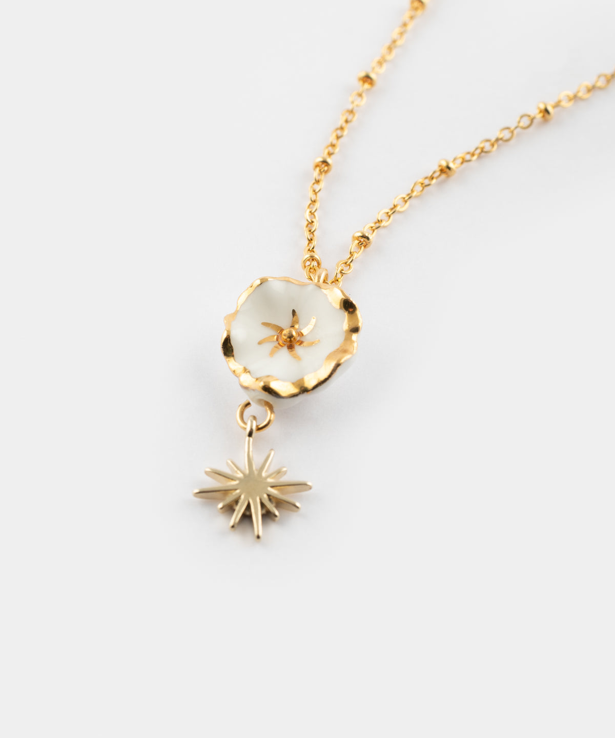 Collier fleur des neiges - Arctique