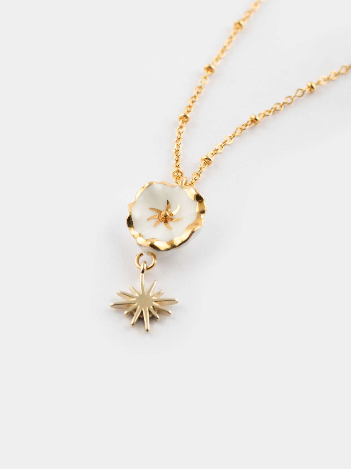 Collier fleur des neiges - Arctique