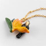 Collier oiseau de paradis & toucan