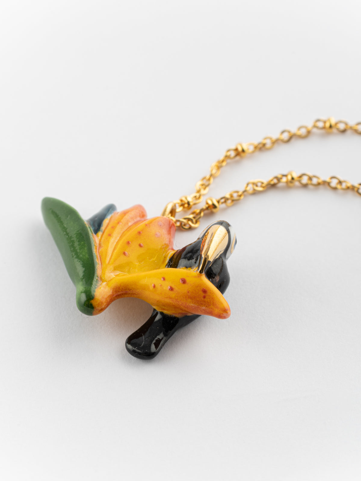 Collier oiseau de paradis & toucan