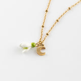 Collier perce-neige & lune - L'Etincelle