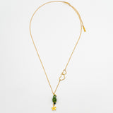 Green parrot necklace