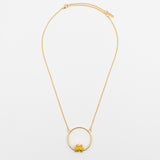 Collier perroquets jaune