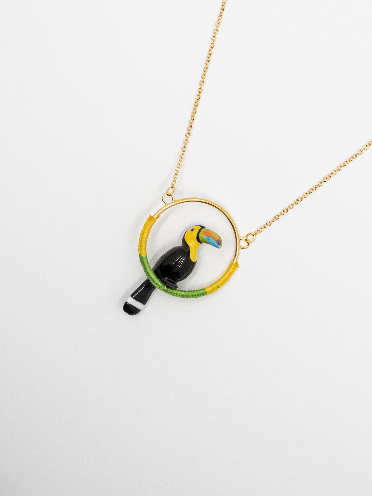 Collier oiseau toucan