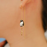 Longues boucles d'oreilles pingouin - Arctique