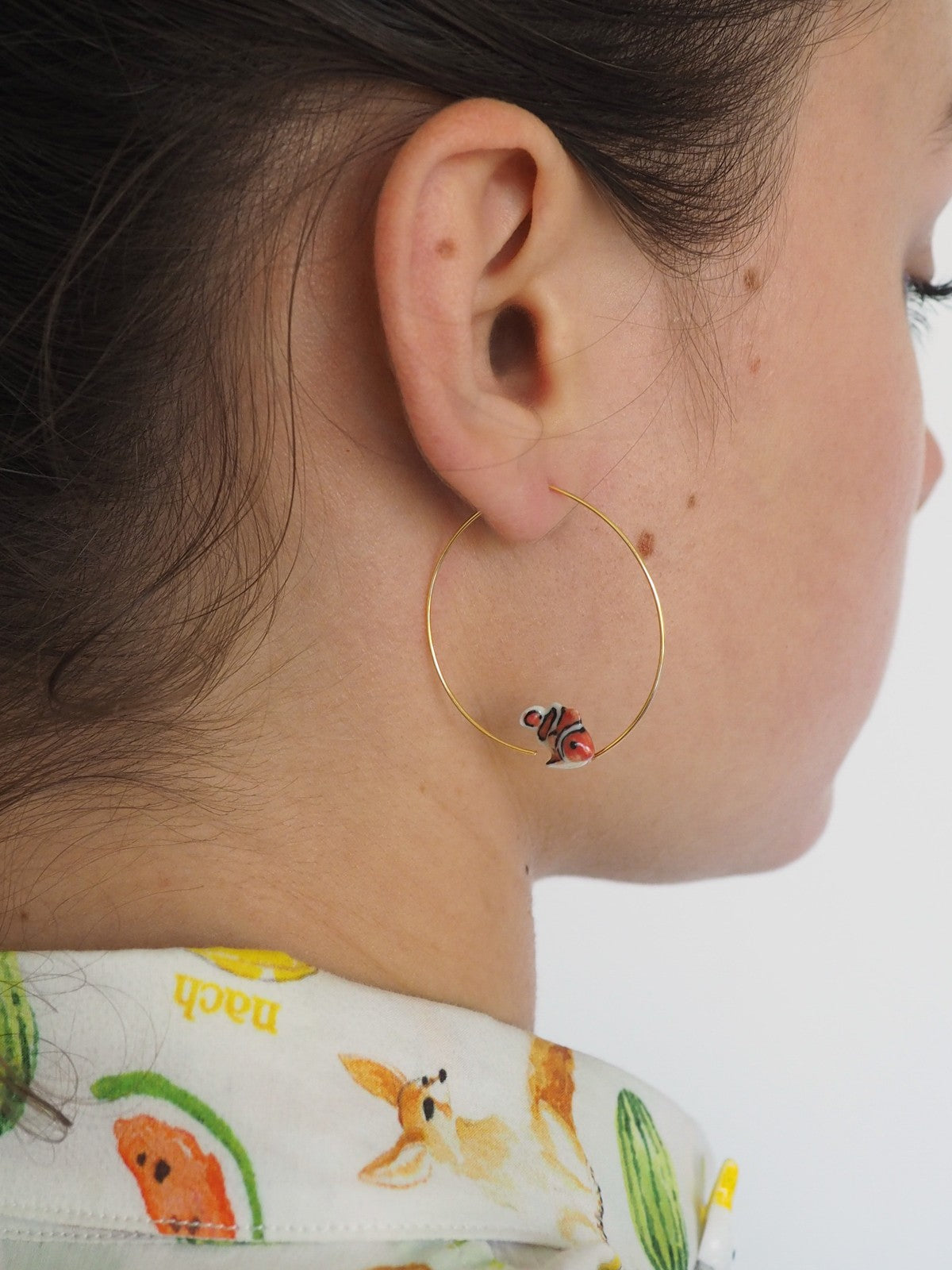 Fish store Hoop Earrings