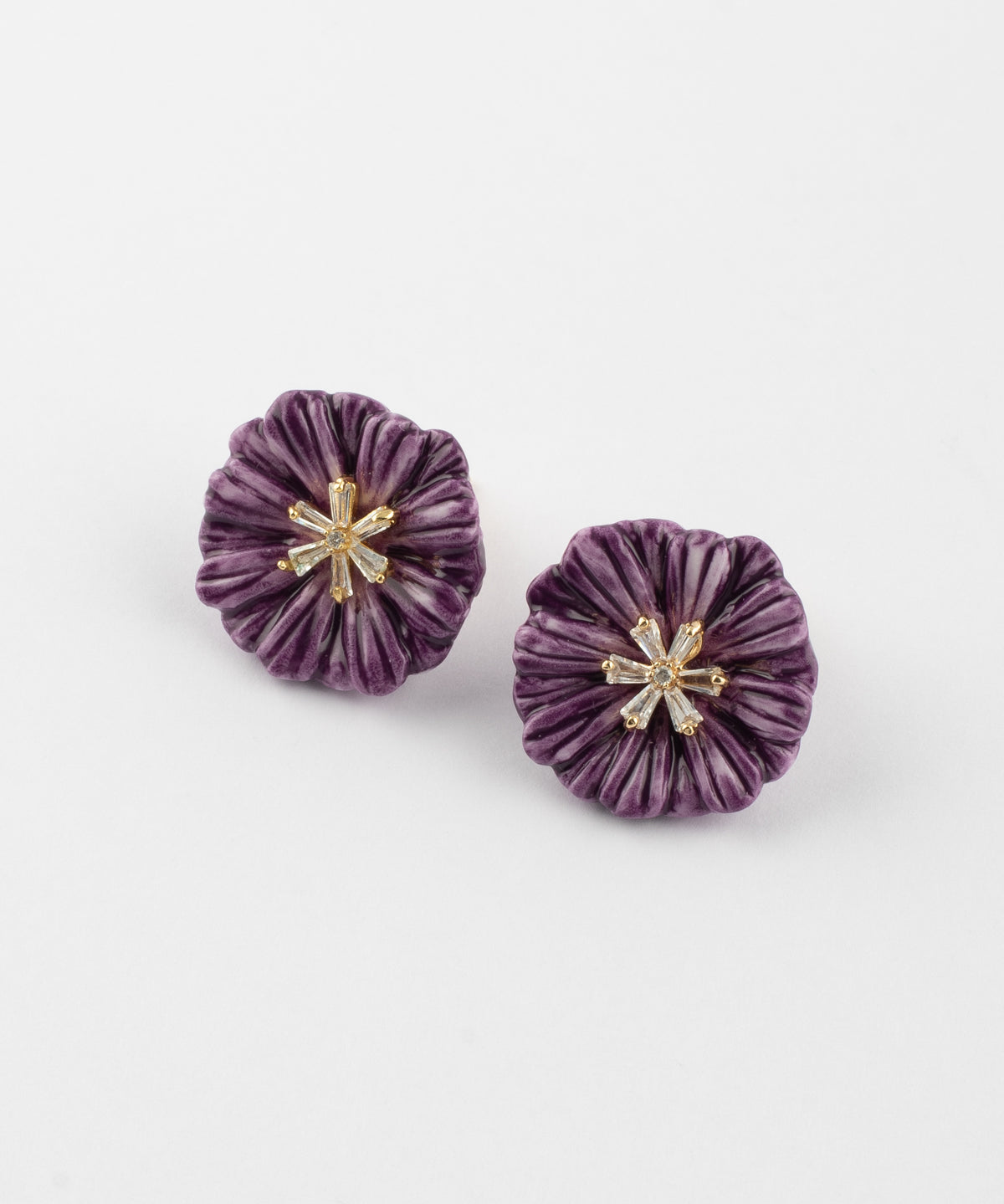 Puces d'oreilles chardon violet