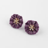 Puces d'oreilles chardon violet