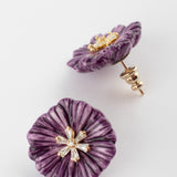 Puces d'oreilles chardon violet