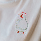 T-shirt brodé Maman Poule