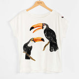 T-shirt couple de toucans