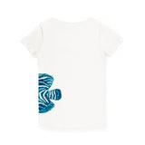 T-Shirt poissons bleus & blancs