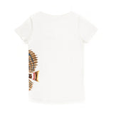 T-shirt poissons marrons