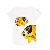 T-shirt poissons papillons